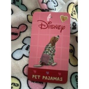 Dog Disney pajamas  Size Large New